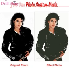 Дрель Блестящий 5D Сделай Сам алмаз живопись личный Фото Пользовательские полный квадрат горный хрусталь мозаика 3D Вышивка крестом любовник подарки