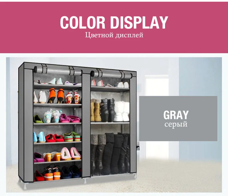 36- Pair Portable Canvas Shoe Rack in Nairobi