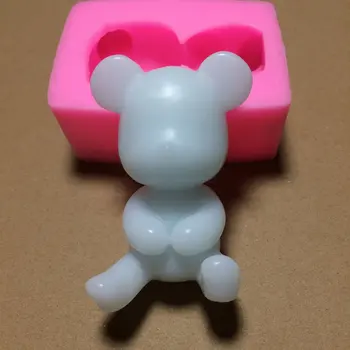 

BM004 Cute Bear Shape Chocolate Candy Silicone Mold Cartoon Cake Tools Soap Craft Decoration