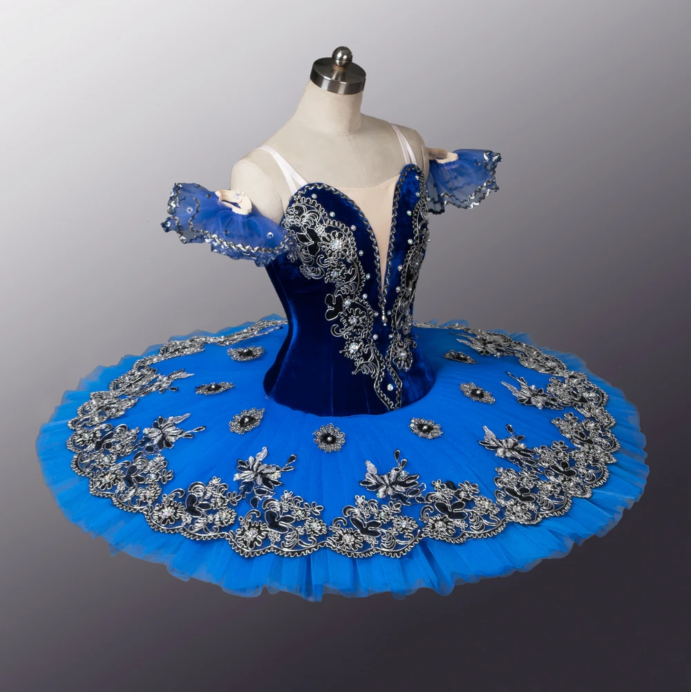 NEW-Adult-Performance-Classical-Ballet-Tutu-Professional-Ballet-Tutu-For-Dance-Competition-Blue-Nutcracker-Tutu-Skirt (2)