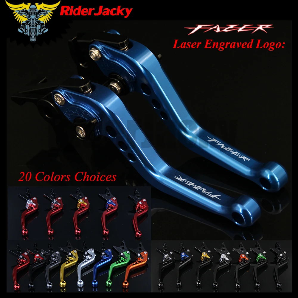 RiderJacky CNC регулируемые 14 7 см короткие рычаги тормоза сцепления для Yamaha FZX750 Fazer FZX 750