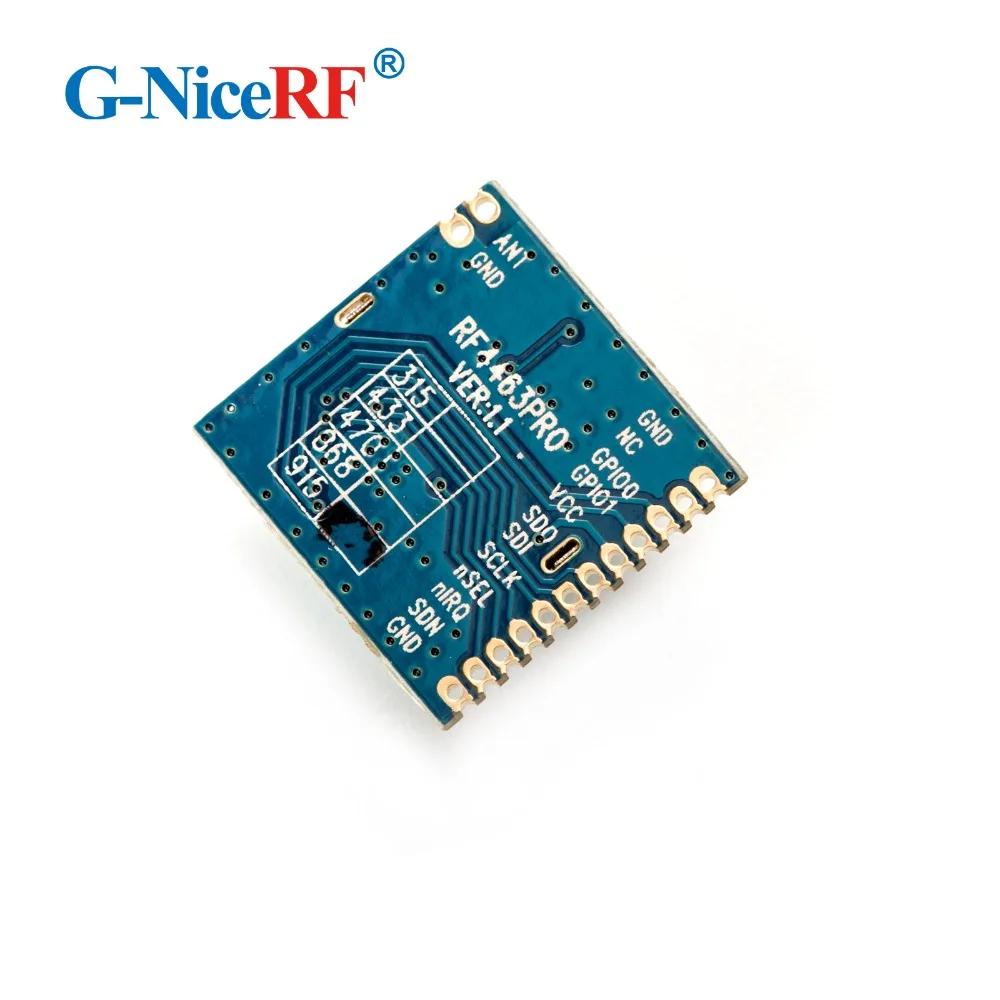 2 шт./лот si4463 SPI интерфейс + 20 дБм выходная мощность RF4463PRO 433 МГц беспроводной модуль