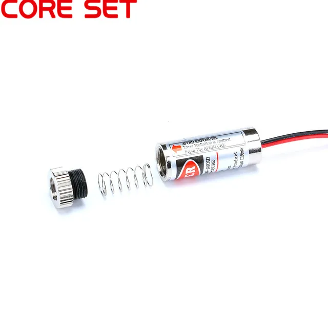 650nm 5mW Red Point / Line / Cross Laser Module Head Glass Lens Focusable Focus Adjustable Laser Diode Head Industrial Class 3