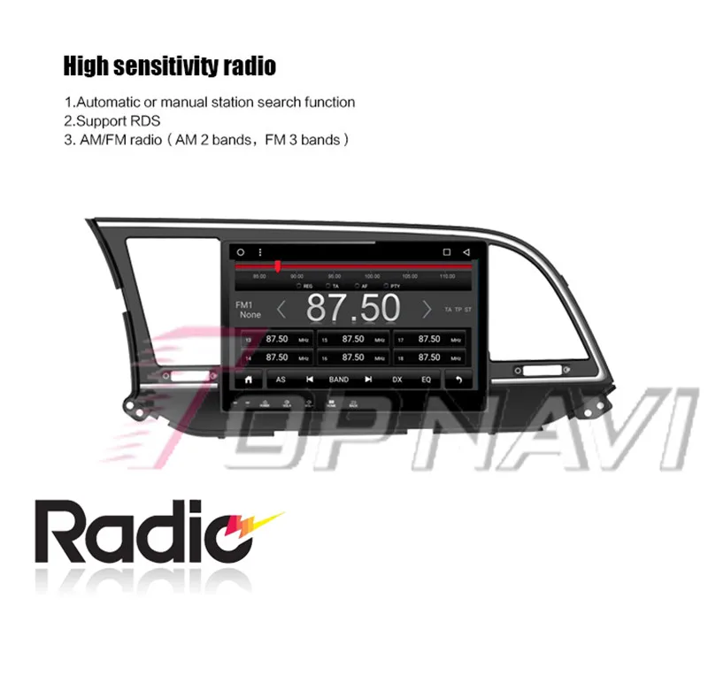 car stereo gps For Hyundai Elantra 2016