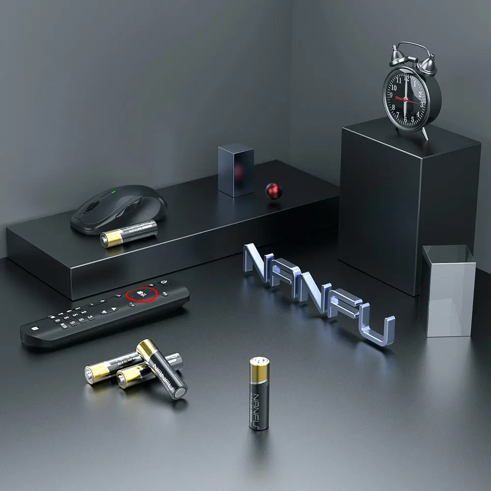 NANFU 20 шт./компл. щелочные батареи AA Батарея с Батарея тестер ультра Мощность LR6 1,5 V для часы пульт дистанционного управления игрушки электронные устройства