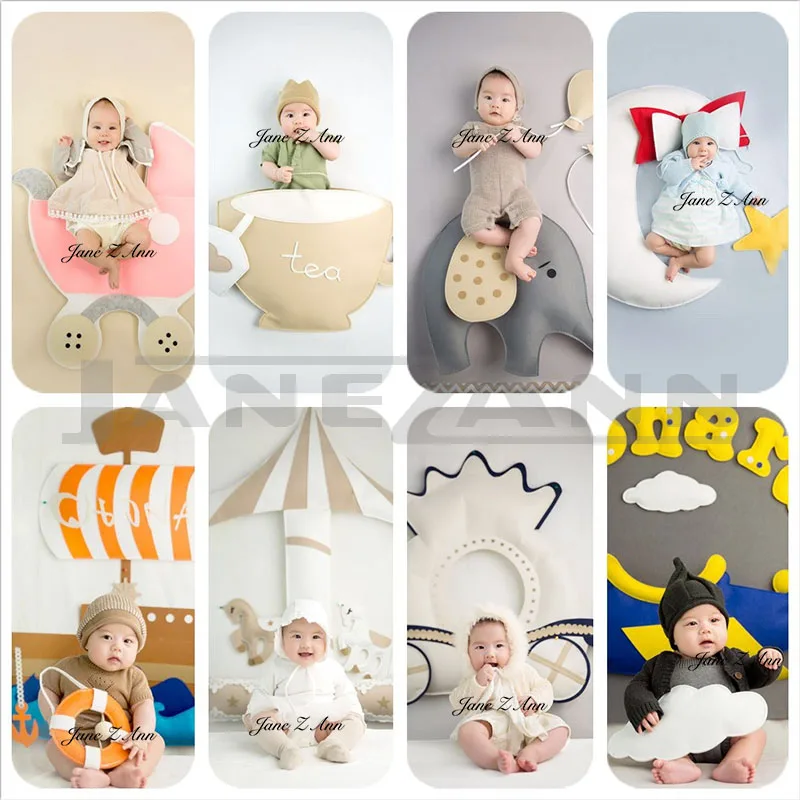 

Jane Z Ann Baby photography clothing 3-12 month baby variety creative theme costume studio photo props clothes+props