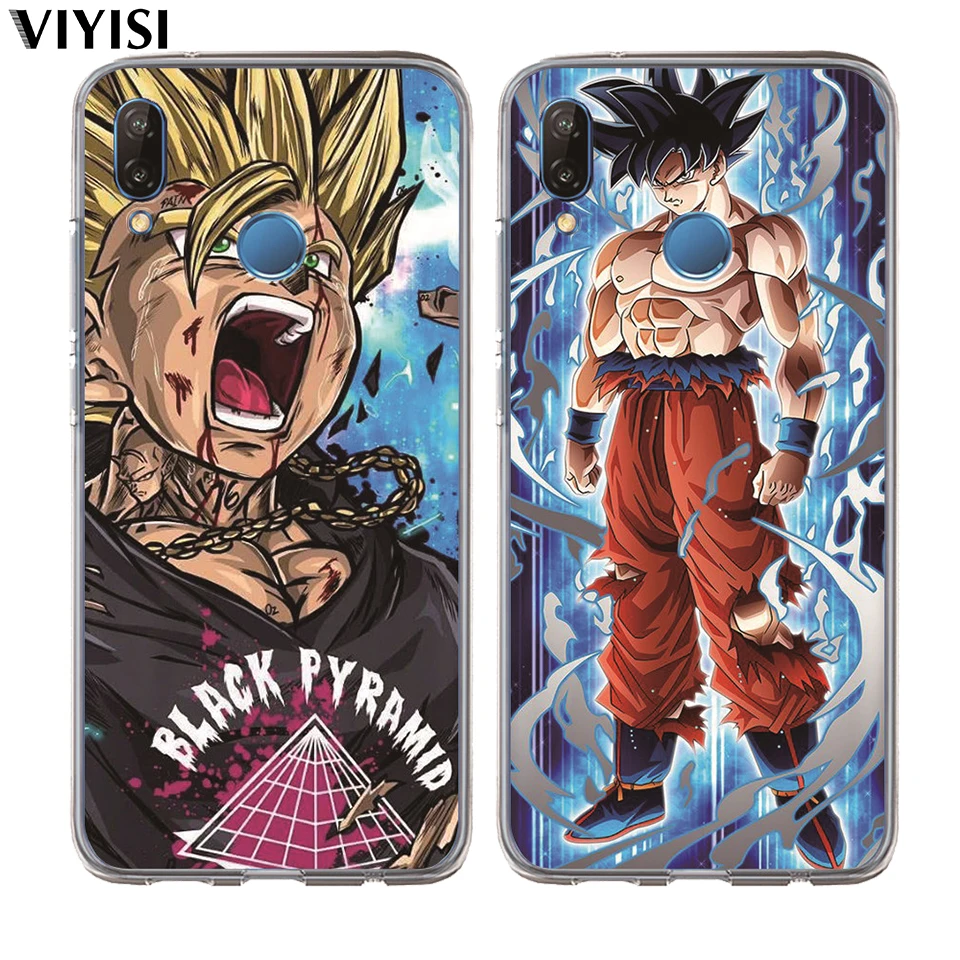 

For Huawei Honor 10 9 8 8X 8C 7A 7C 7X 7 6X 6A Lite Coque Etui Soft Silicon Dragon Ball Super Son Goku Cartoon Luxury Phone Case