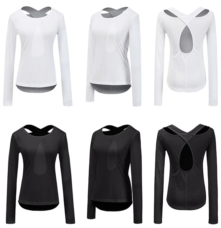 long sleeve yoga shirts
