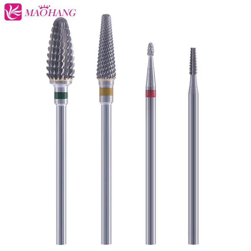 

MAOHANG Tungsten Carbide Milling Cutter Nail Drill Bit Nail Art Tool For Electric Manicure Drill Machine Accessory Remove gel