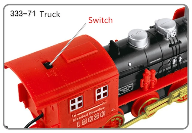 Rc Car Radio Controlled Train With Smoke Simulation Model Electric Train  Toys Whistle Roar Remote Control Distance 100m - AliExpress