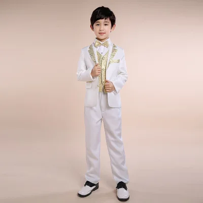 

6pcs/set Boys Formal Suits for Wedding White Blazer Dress Suits for Boys Prom Suits Boys Blazers