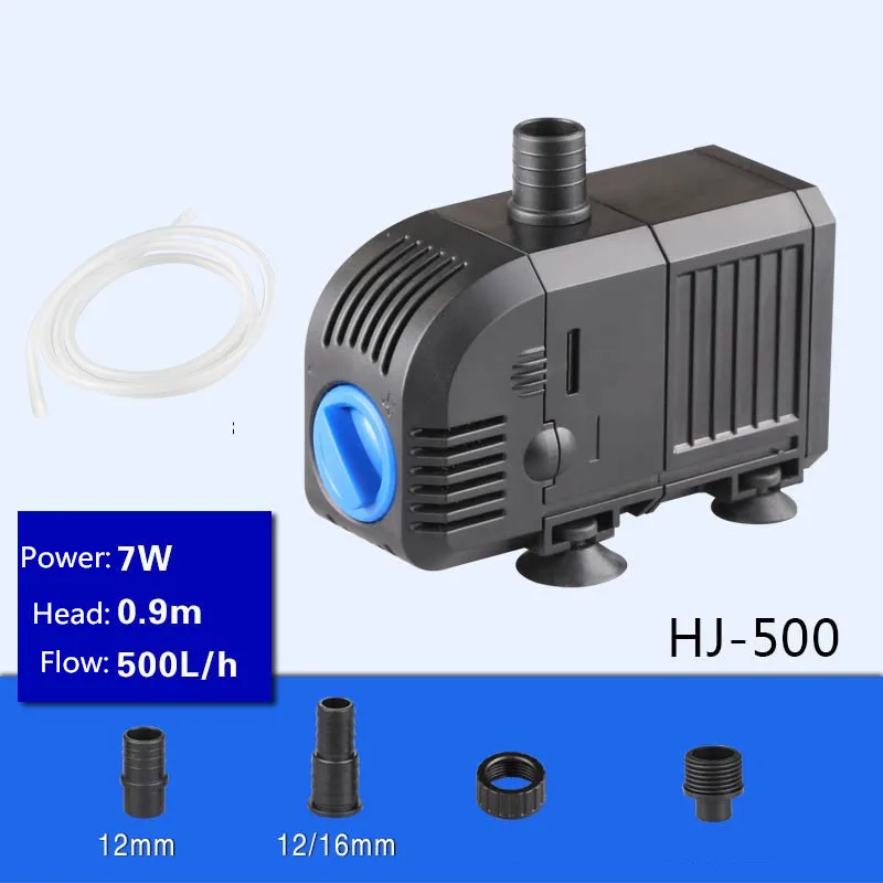 

Multi - function submersible pumps HJ-500 Mute Submersible Pump Aquarium mini cylinder mini pump circulating filter pump