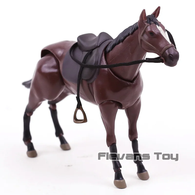 

Fgima 246 Horse White & Chestnut BJD PVC Action Figure Model Toys for Body Kun & Chan