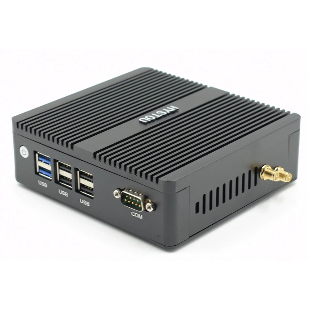 2 LAN Minipc четырехъядерный процессор Celeron N3160 Мини ПК Windows 10 Linux PFsense маршрутизатор