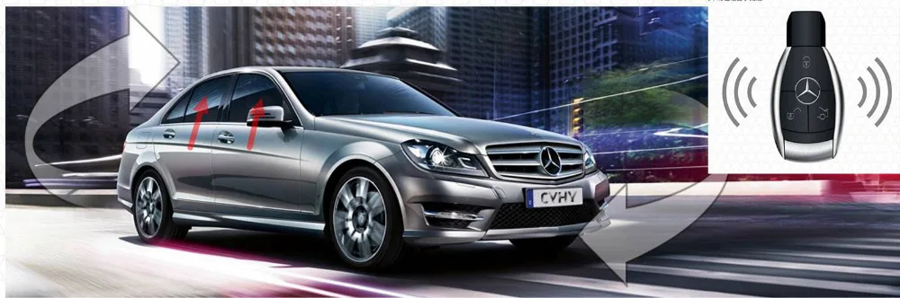 PLUSOBD Автомобильная Безопасность Авто мощность окно закрыть подходит для Mercedes Benz W204 W207 W212 GLK X204 окна ближе умный ключ модуль
