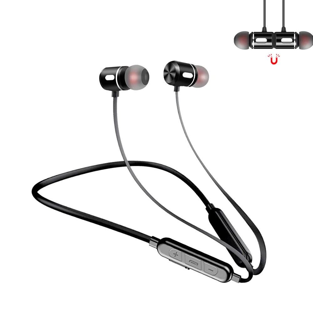 

FBYEG BC10 Bluetooth Earphone Wireless Headphones Sport Bluetooth Headset Earbuds Magnetic Earpiece with Microphone for phone