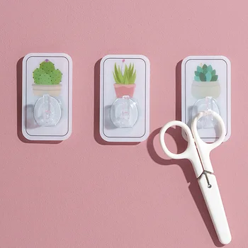 

Vegetable Viscose Hook Without Punching And Sticking The Ceramic Tile On Kitchen Wall With Strong Sticking And Traceless Hook