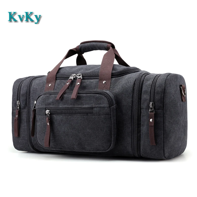 KVKY Man Travel Bag Large Capacity Handbag Traveling Duffle Bags High