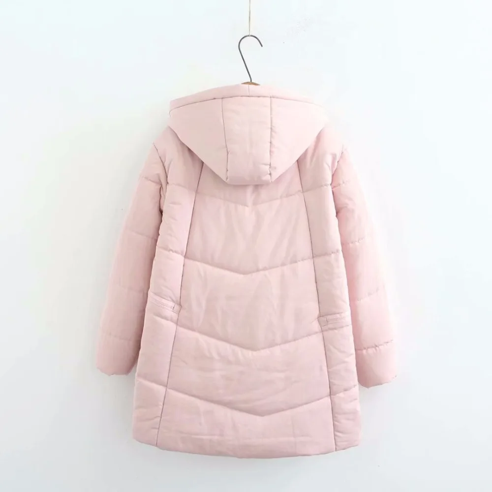 Épais Manteau Noir À Parkas Femme Pour Taille Hiver pink Coton Survêtement Rose Veste Capuche Plus Black Lady Femmes D'hiver 4xl Parka Chaud q7XYT