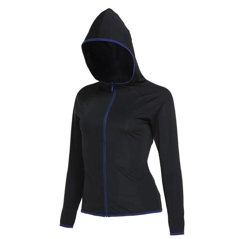Vansydical/Женская спортивная куртка, дышащая, эластичная, для бодибилдинга, для бега, женская блузка, быстросохнущая, на молнии, для йоги, топы - Цвет: FBF715707