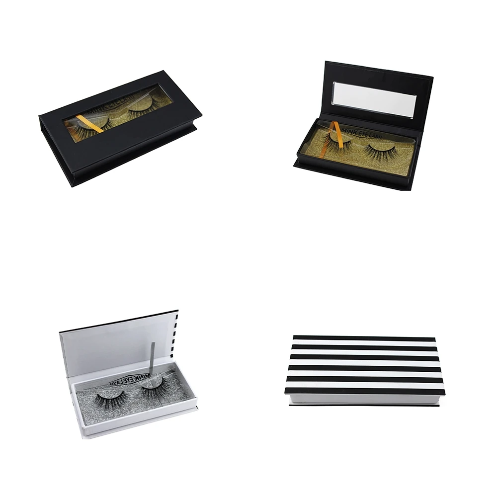 

3D Mink Eyelash Packaging Box Customized Wholesale 200 Customized Specialized Marks
