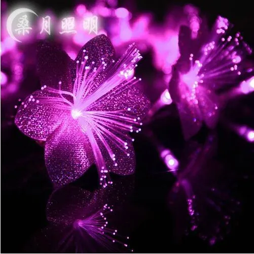 Aliexpress.com : Buy 10M LED String Fiber Optic Flower Fairy Lights String Lamp Light Christmas ...