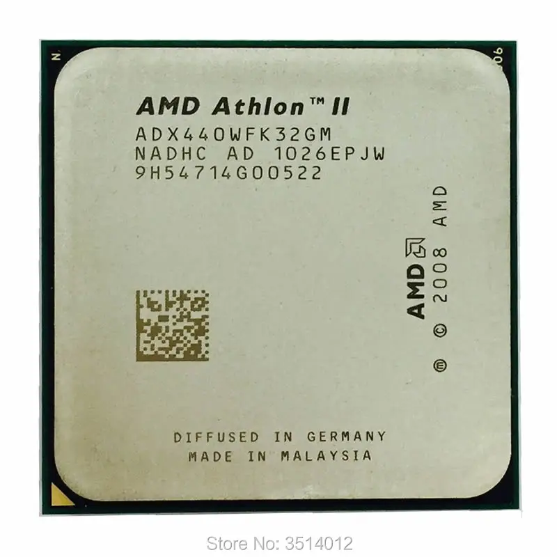

AMD Athlon II X3 440 3 GHz Triple-Core CPU Processor ADX440WFK32GM Socket AM3