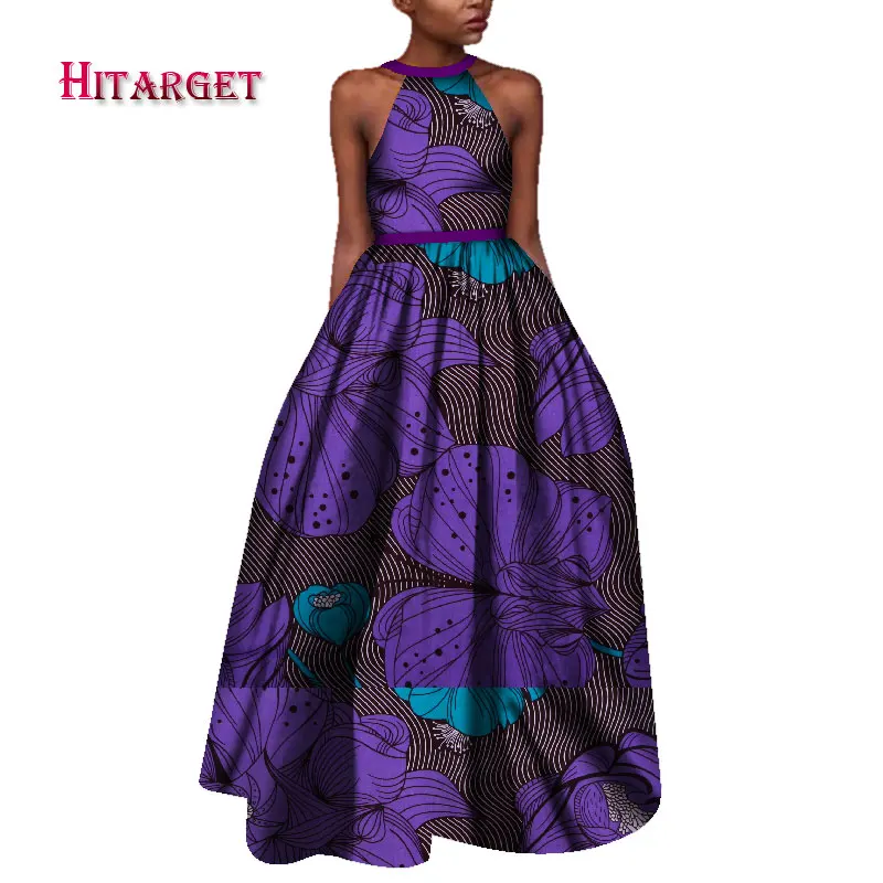 

Dashiki african dresses for women africa National Print no sleeves Sexy Long dresses african clothes batik riche dress WY3553