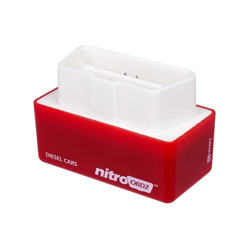 10 шт. OBD2 Nitro obd2 для бензинового чипа тюнинг коробка штекер и привод 15% полные чипы