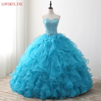

Hot Elegant Sweetheart Wedding Dress Actual Picture Puffy Lace up Ruched Tiered Beading Custom Size vestido de noiva