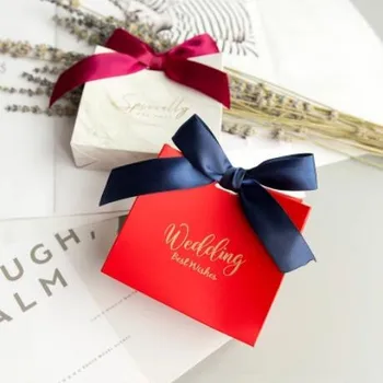 

free shipping marble paper foiling wedding party gift boxes with ribbon, MX01