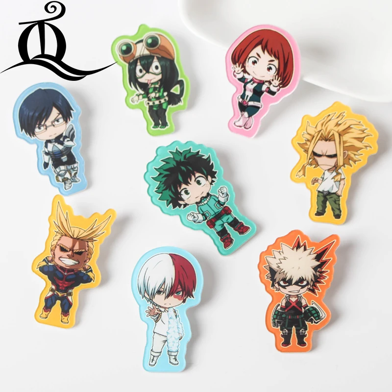 1 шт. значки с героями мультфильмов My Hero Academia значок на булавке Kawaii рюкзак одежду