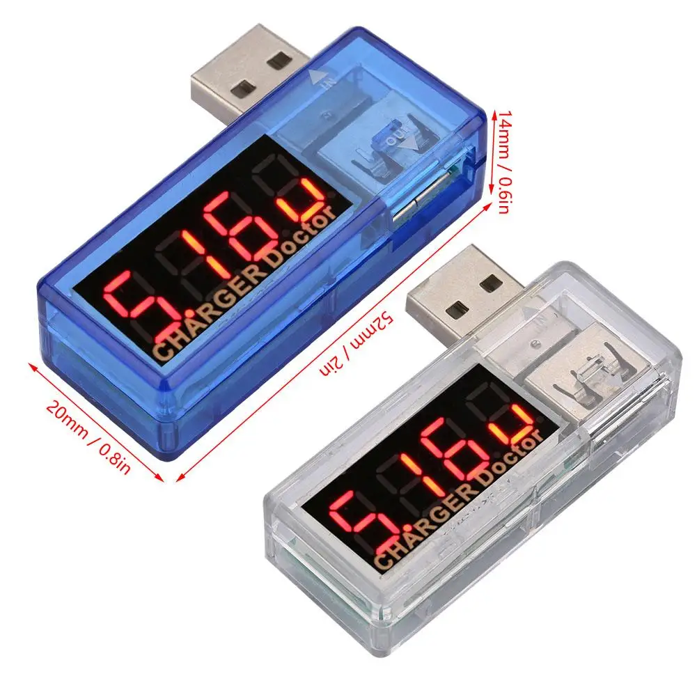 Вольтметр тестер USB зарядное устройство Амперметр Напряжение монитор измеритель тока детектор USB Мобильная мощность зарядка L форма