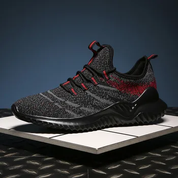 

Male Breathable Comfortable Casual Shoes Fashion Men Mesh Shoes Lace Up Wear-resistant 2019 Men Sneakers Zapatillas Deportiva