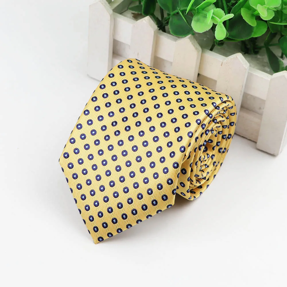 Классический узкий галстук в полоску 8 см мужской формальный жаккардовый деловой Свадебный галстук - Цвет: 36