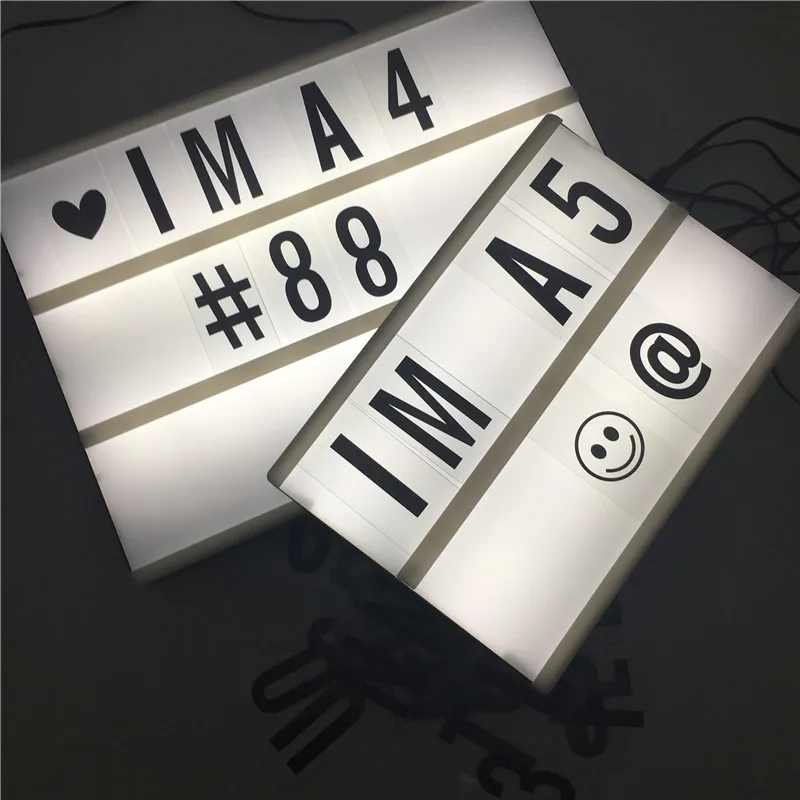 Leedome белое светодиодное Рекламное Освещение LED DIY с буквенными картами комбинация