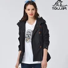 Французский пеллиот открытый костюм, ветрозащитный, дышащий, водонепроницаемый, костюм для горного туризма, Женское пальто