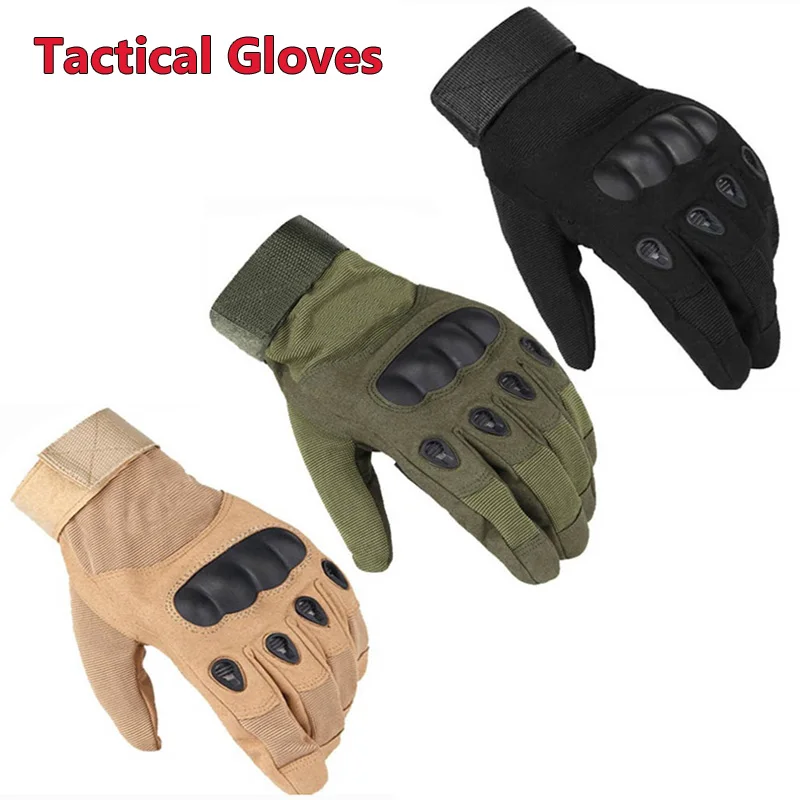 

Outdoor Sport Tactical Gloves Military Army Airsoft Shooting Hunting Full Finger Gloves For Climbing Hiking Cycling 3 Colors