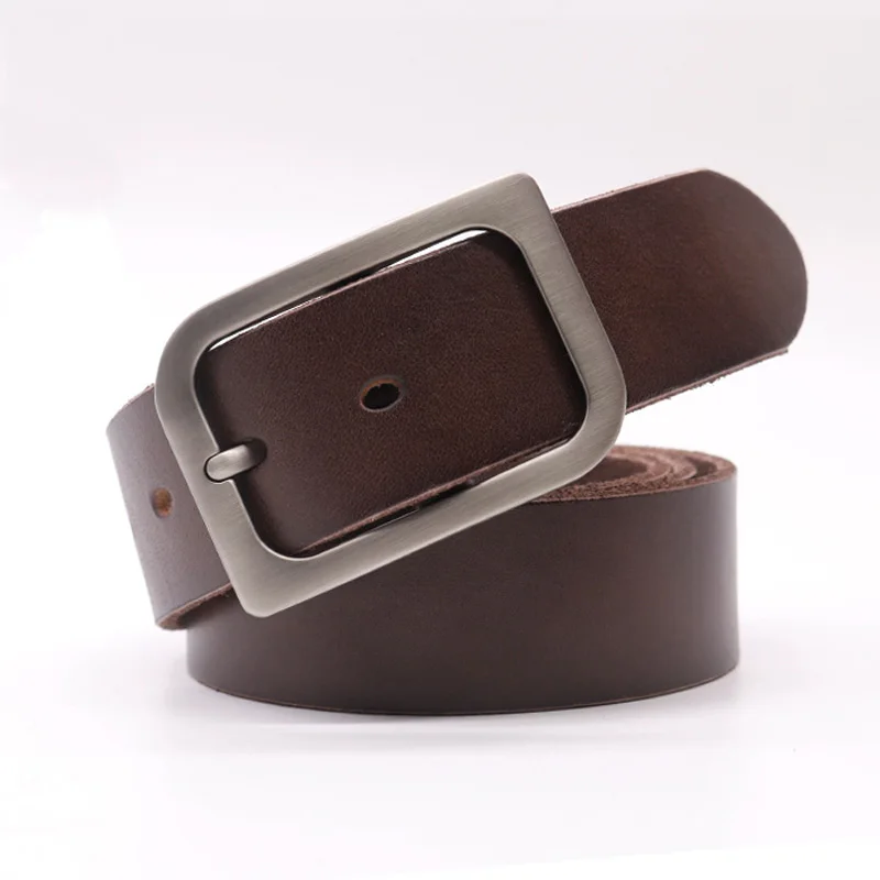 

Vintage Cowboys 100% Real Top Layer Genuine Leather Designer Belts Mens High Quality Ceintures Soft brand brown Luxury Strap