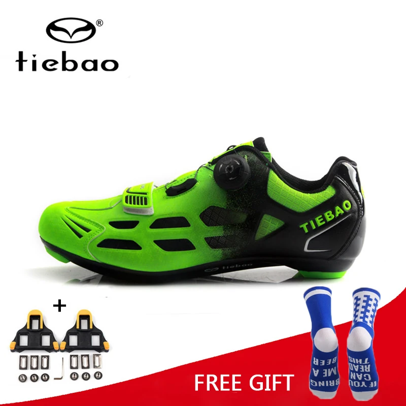 Tiebao MTB Road Cycling Shoes Men Women Racing Bike Self Locking Shoes