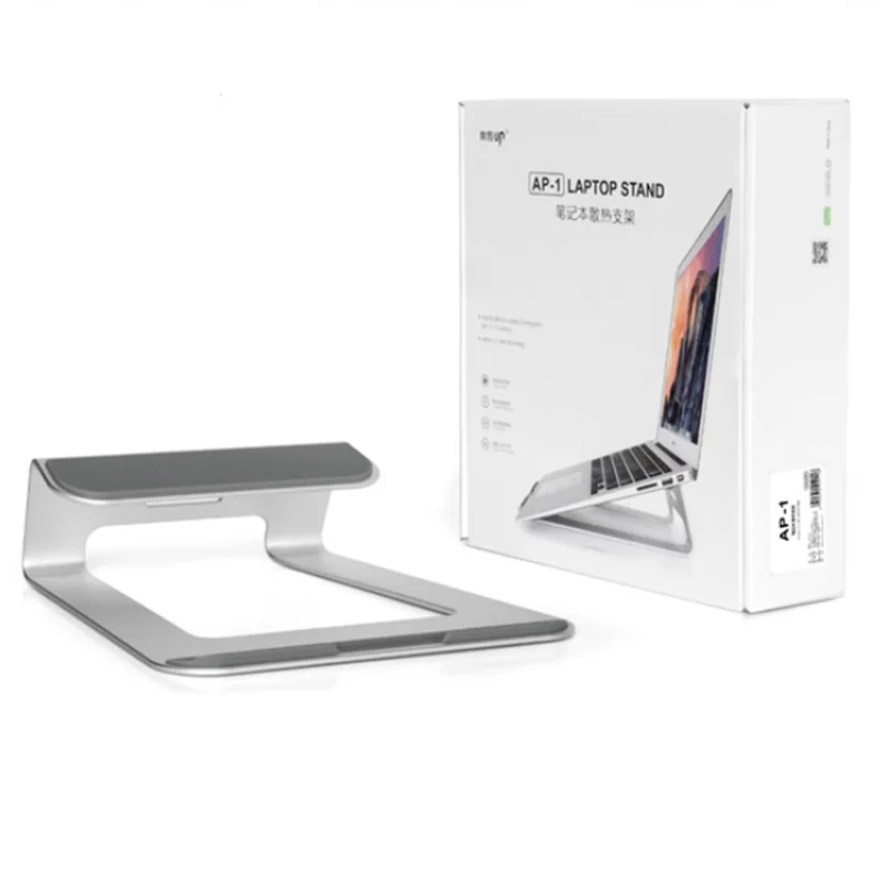 Универсальный алюминиевый сплав 18 градусов угол держатель планшета ПК 11-17 дюймов ноутбук охлаждающая подставка для Macbook ноутбук