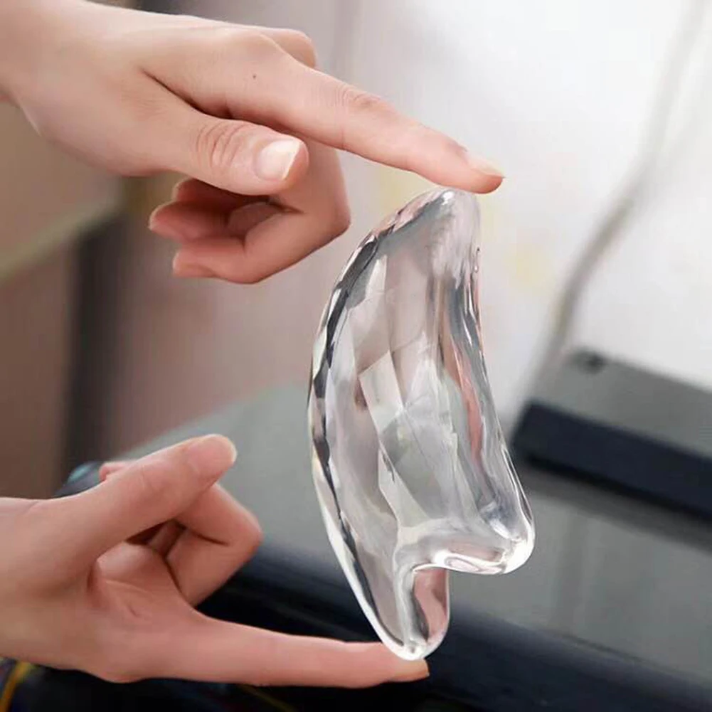 1 шт. 3D кристалл Gua Sha пластина для лица рук ног акупунктурный массаж лечение