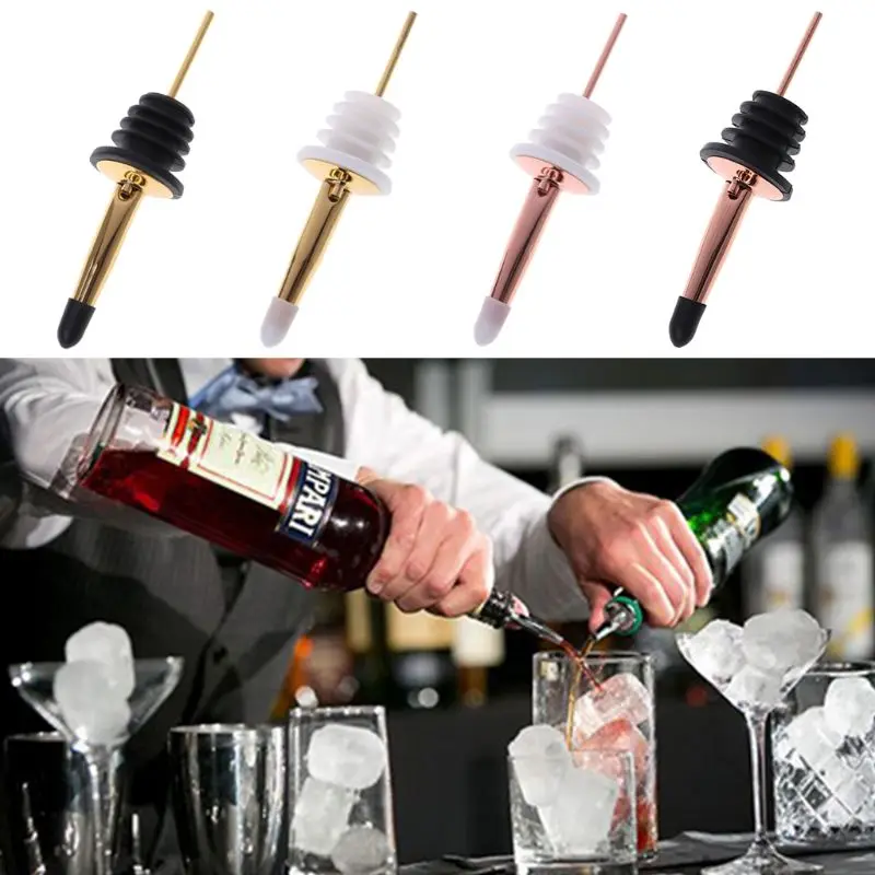 Нержавеющая сталь Ликер Spirit Pourer Бутылка для вина Pour Flow Spout Пробка колпачок