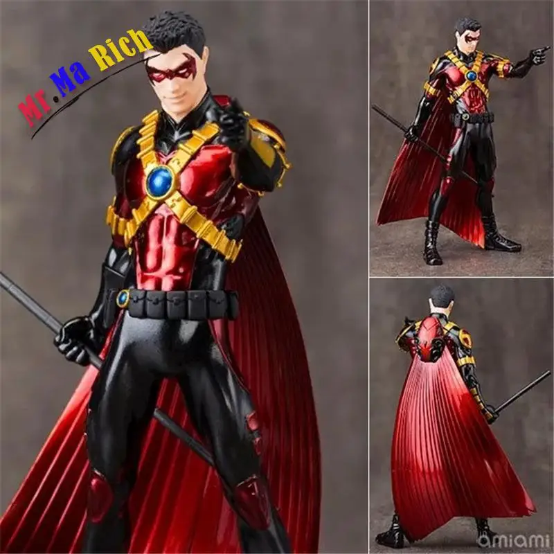 

Artfx + Statue Dc Super Hero Red Robin 1/10 Scale Pre-painted Pvc Action Figure Collectible Model Kids Toys Doll 18cm