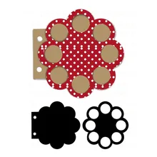 

Naifumodo Cuts Dies Flower Hollow Metal Cutting for DIY Scrapbooking Card Album Embossing Die Cut New Template