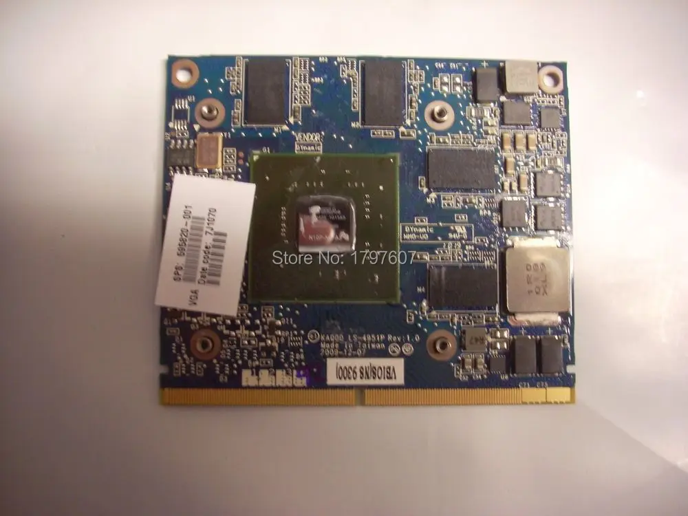  595820-001 For HP Elitebook 8540P 8540W FX880M 1GB LS-4951P Laptop Video card Fully Tested 