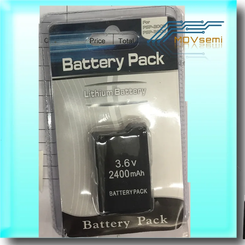 Высококачественный 3 6 V 2400 mAh аккумулятор для psp Slim 2000 3000 | Электроника