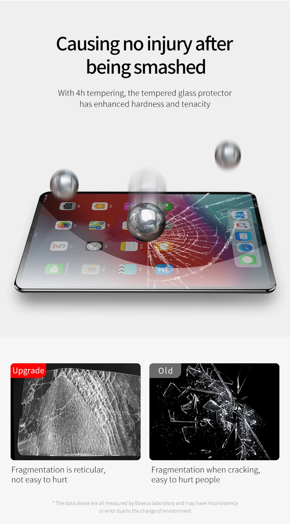 Защитная пленка Baseus для iPad Pro 11 12,9 дюймов, защитное закаленное стекло для Apple iPad Pro 12,9 11, защита экрана