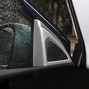 

For Peugeot 3008 GT 5008 2nd 2017 2018 Car Speaker Cover Decoration Cover Front Door Triangle Frame Car Styling Accessories 2pcs