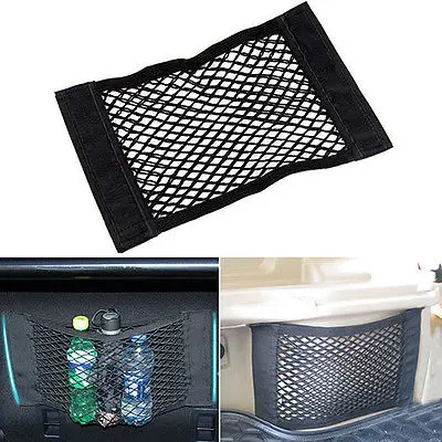 Car Auto Net Mesh Storage Bag Organizer BagBack Rear Trunk Seat Elastic String Pocket Cage